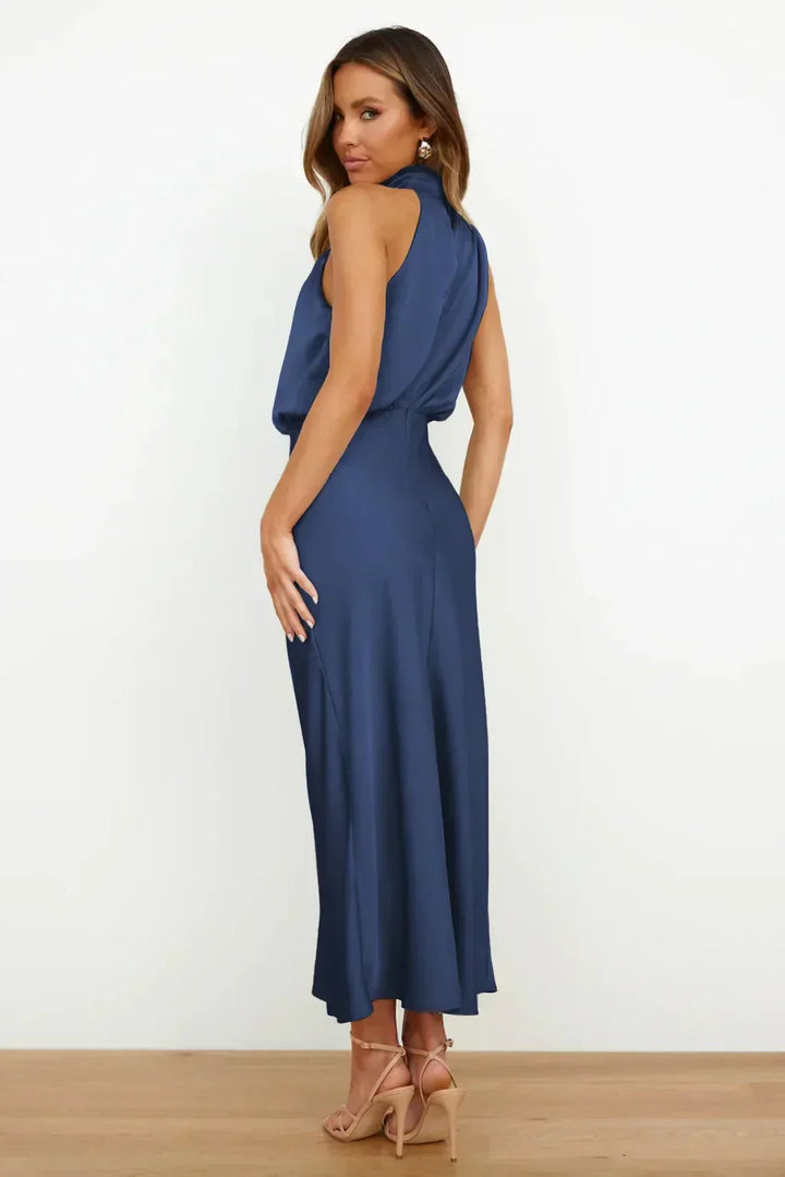 Dames Halter Maxi Avondjurk