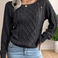 Yesicca Jumper | Herfst Gebreide Jumper met Knopen Detail