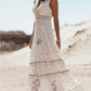 Nishka Jurk | Boheemse Mouwloze Maxi Jurk