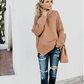 Briana Trui | Dames Herfst Oversized Gebreide Trui met Col