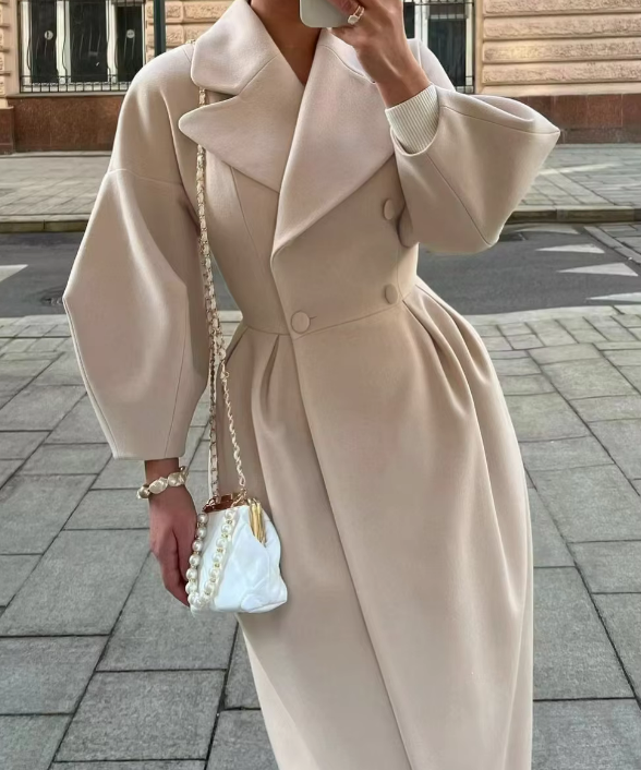 Yassmine Coat | Herfst Lange Elegante Jas
