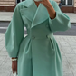 Yassmine Coat | Herfst Lange Elegante Jas