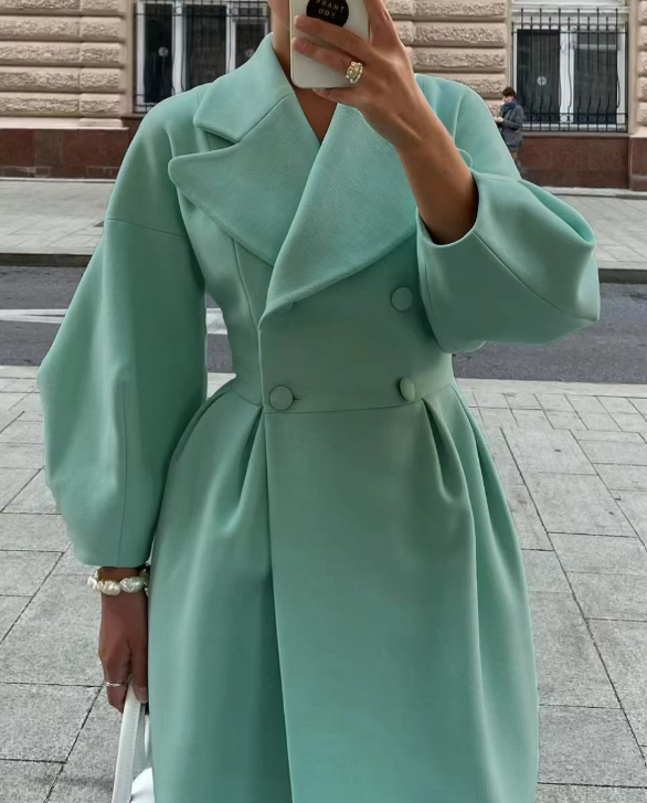 Yassmine Coat | Herfst Lange Elegante Jas