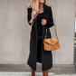 Yazmin Coat | Herfst Lange Jas met Ceintuur