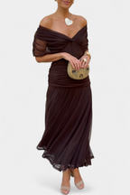 Dames Maxi Jurk met V Hals