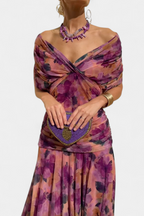 Dames Maxi Jurk met V Hals