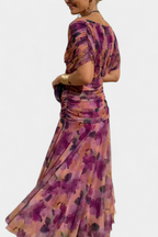 Dames Maxi Jurk met V Hals