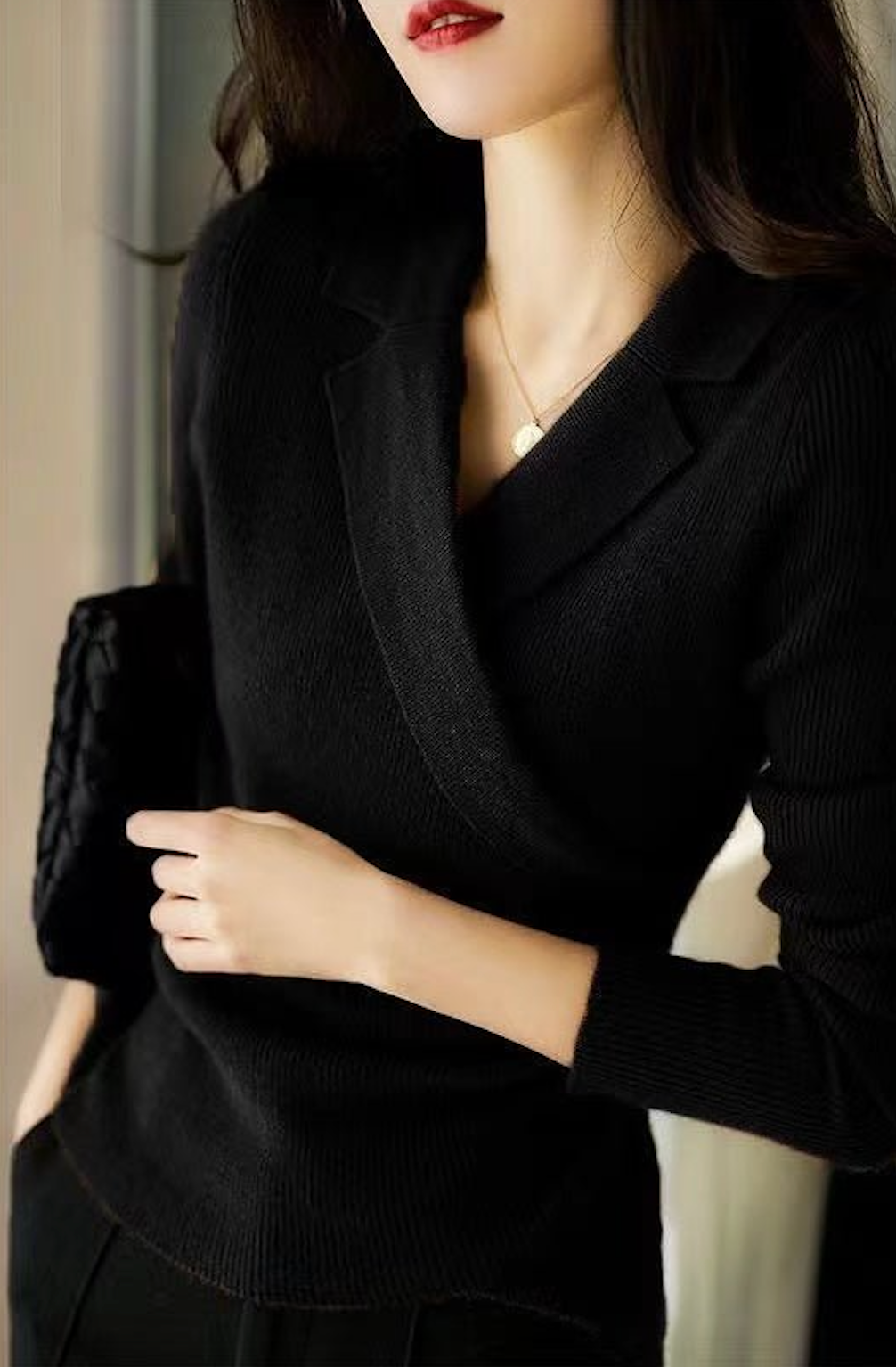 Dawn Trui | Dames Winter Gebreide Wikkeltrui