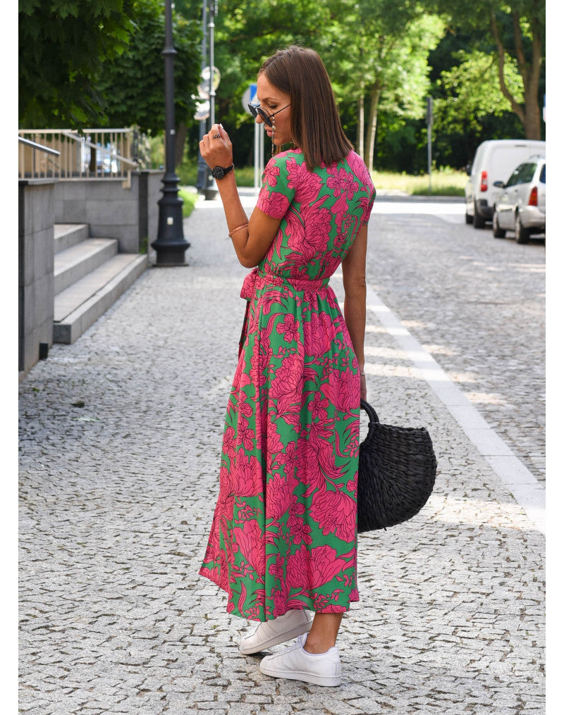 Women's Floral Print Maxi Dress