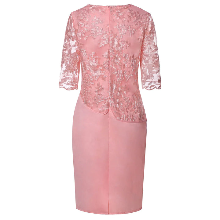 Dames Midi Jurk Korte Mouwen