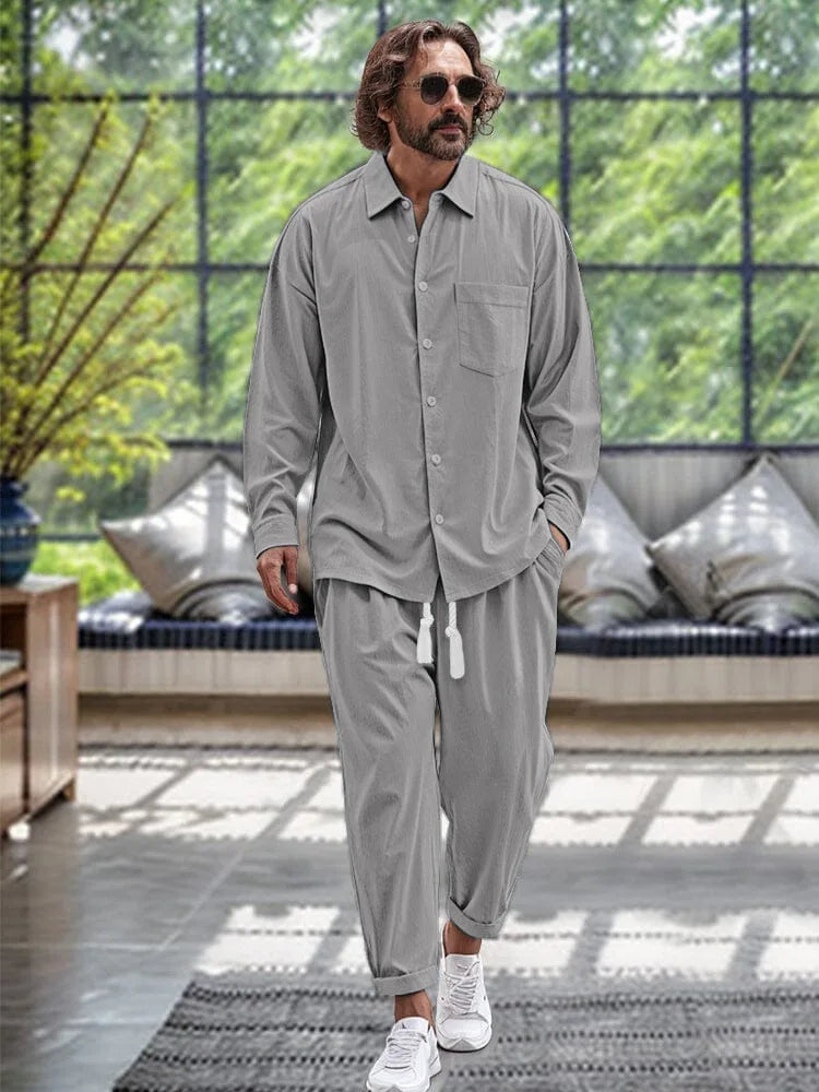 Layne Set | Heren Loose Fit Tweedelige Set