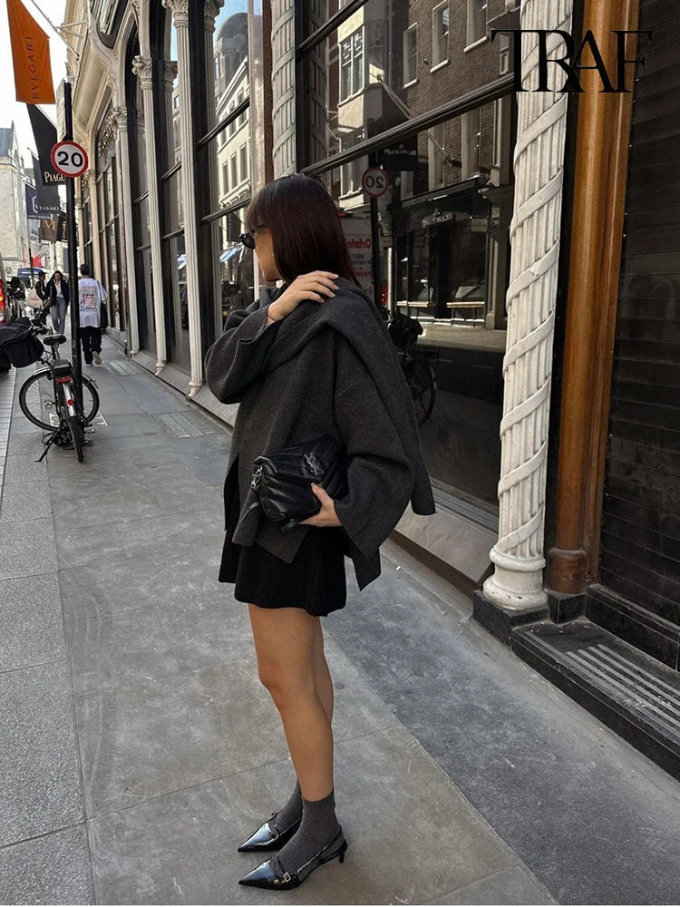 Cambria Jas | Dames Winter Gelaagde Jas met Wollook