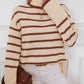 Yolani Jumper | Herfst Gestreepte Coltrui Gebreide Jumper