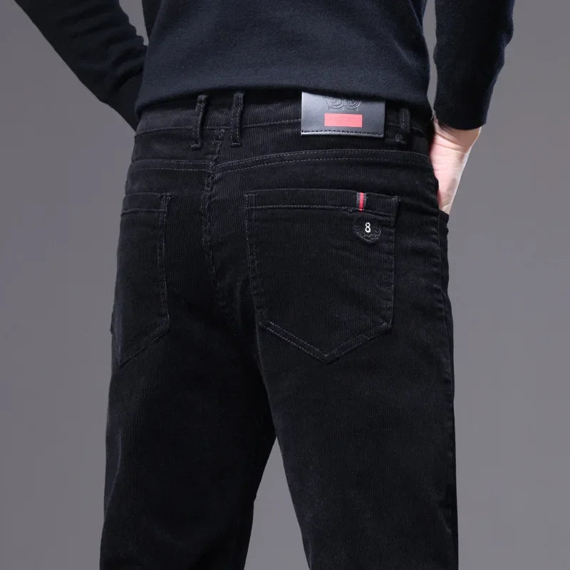 Heren Corduroy Zakelijke Broek