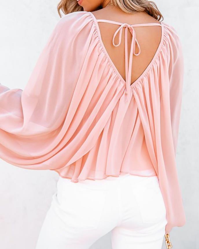 Tabatha Bloes | Dames Batwing Mouwen V-Hals bloes