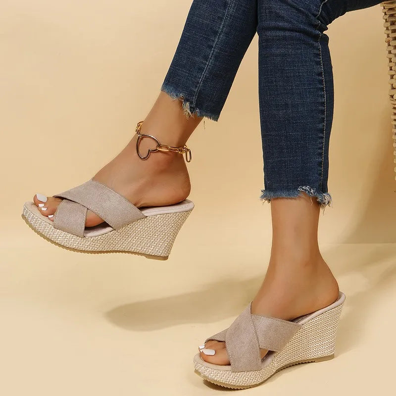 Dames Sleehak Sandalen Stijlvol