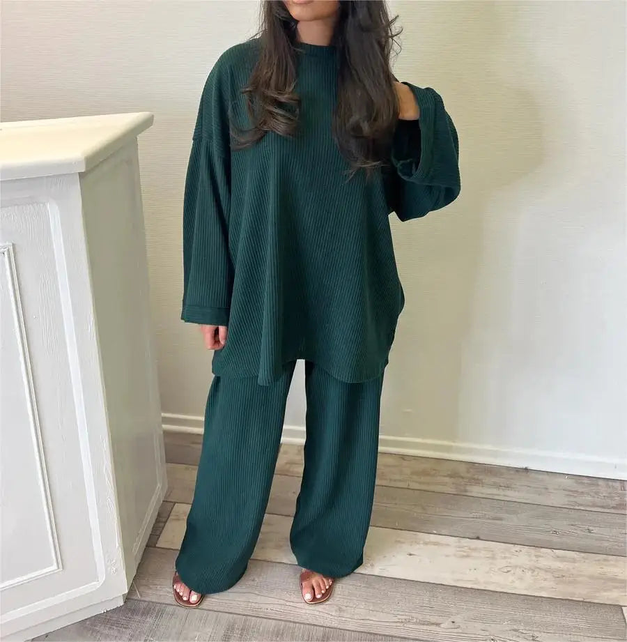 Yansha Loungewear Set | Herfst Comfortabele Twee-Delige Outfit