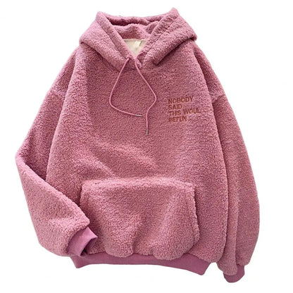 Caitlin Hoodie | Dames Teddy Fleece Hoodie voor de Herfst