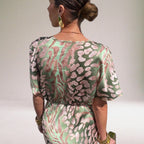 Dames Wikkel Maxi Jurk Elegante Stijl