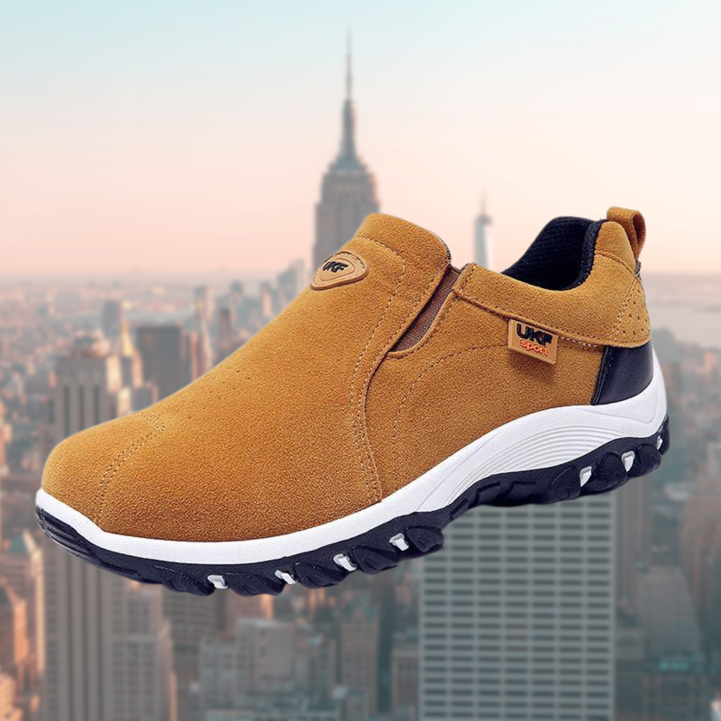 Heren Comfortabele Instap Wandelschoenen