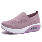 Dames Orthopedische Instap Sneakers Brede Pasvorm