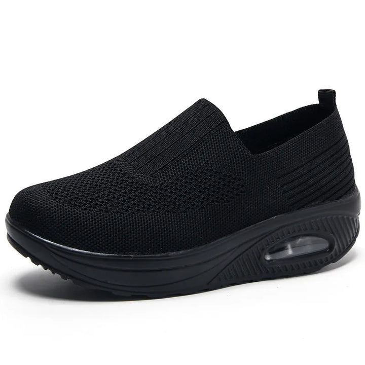 Dames Orthopedische Instap Sneakers Brede Pasvorm