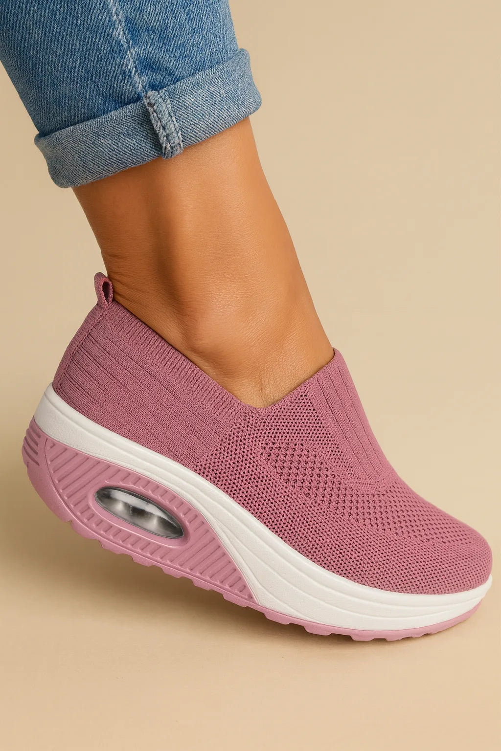 Women's Orthopedic Slip-On Sneakers Wide Fit