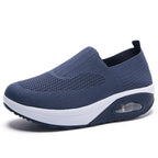 Dames Orthopedische Instap Sneakers Brede Pasvorm