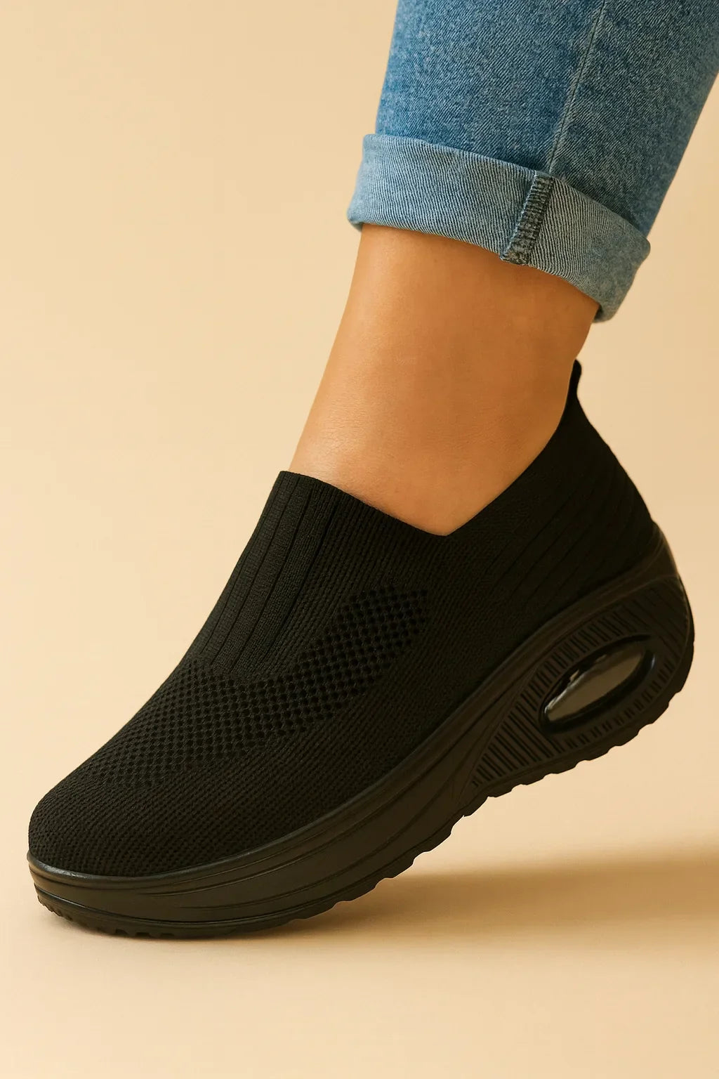Women's Orthopedic Slip-On Sneakers Wide Fit