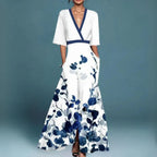 Dames Maxi Jurk met Bloemenpatroon