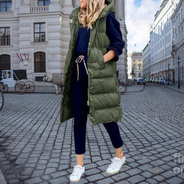 Ulefke Bodywarmer | Lange Gewatteerde Bodywarmer
