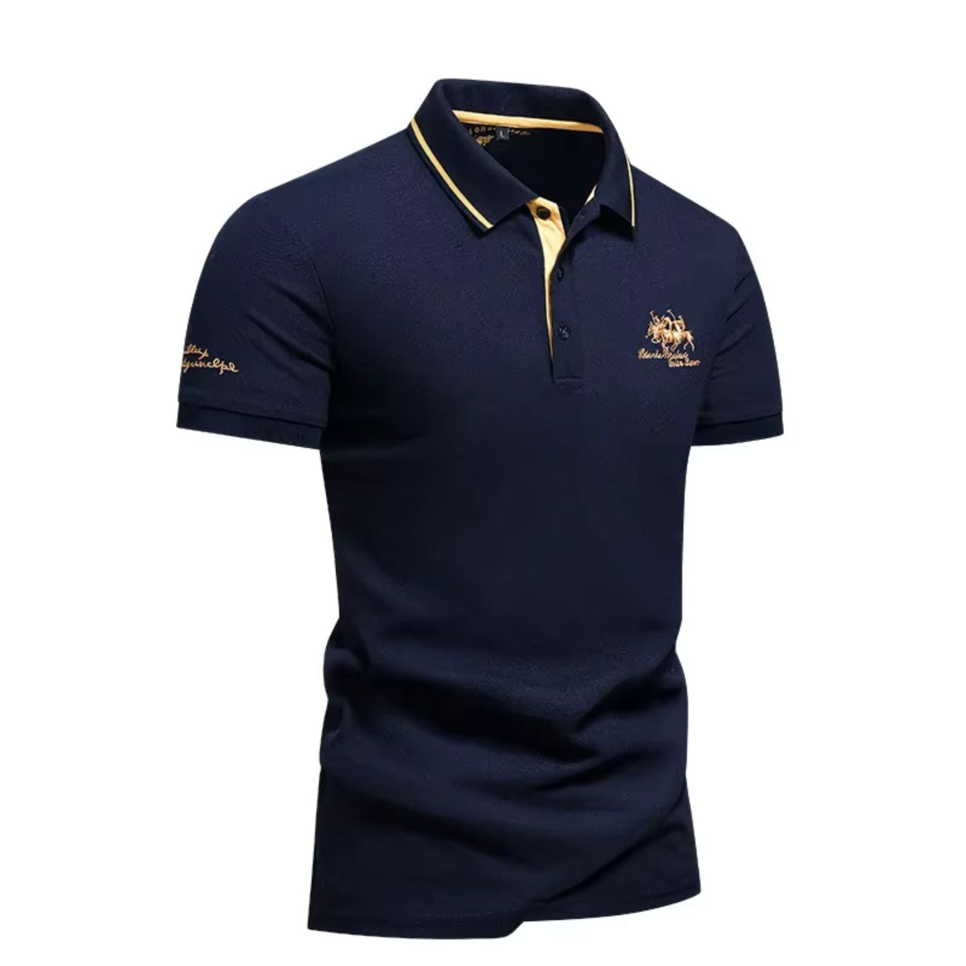 Heren Polo met Contrasterende Kraag Montarello