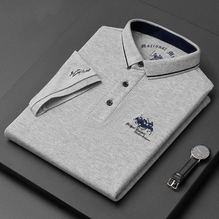 Heren Polo met Contrasterende Kraag Montarello