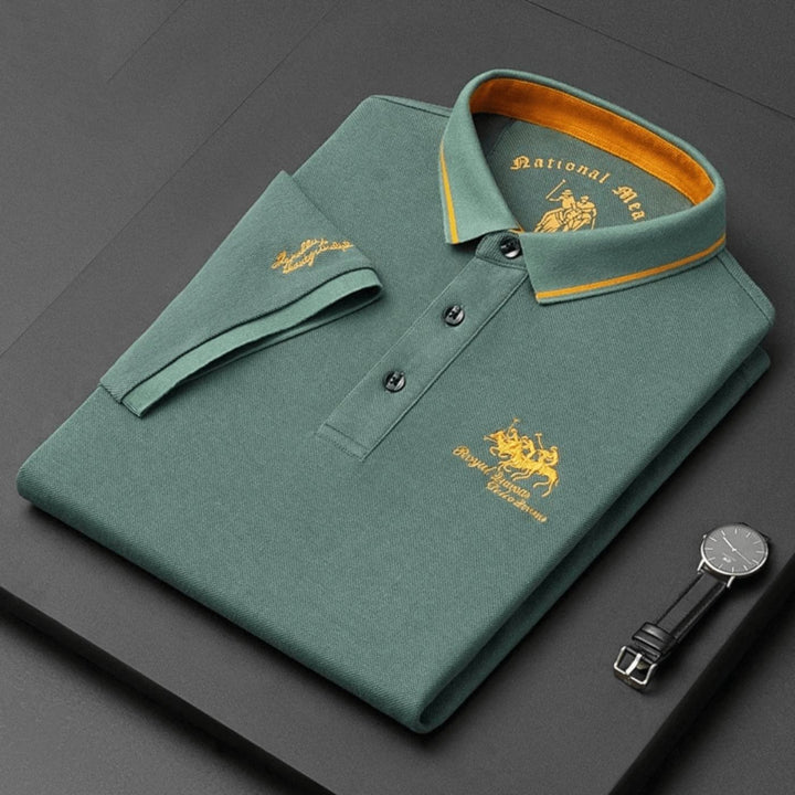 Heren Polo met Contrasterende Kraag Montarello