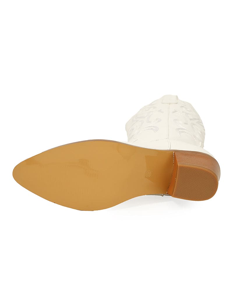 Olympeia Laarzen | Stijlvolle Westerse Geborduurde Laarzen