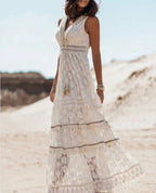 Dames Bohemian Maxi Jurk
