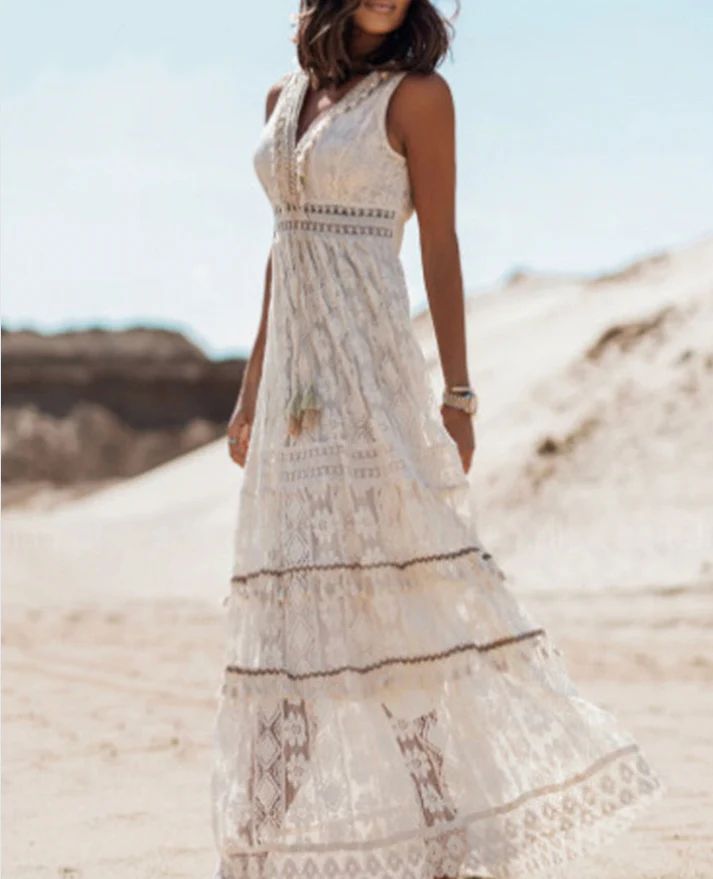 Women's Bohemian Maxi Dress