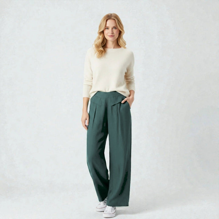 Dames Linnen Wijde Broek Montarello Airflow