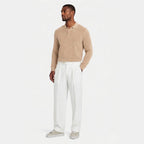 Heren Double Pleated Tailored Broek Montarello
