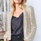 Wakisha Blazer | Dames Herfst Elegante Pailletten Blazer