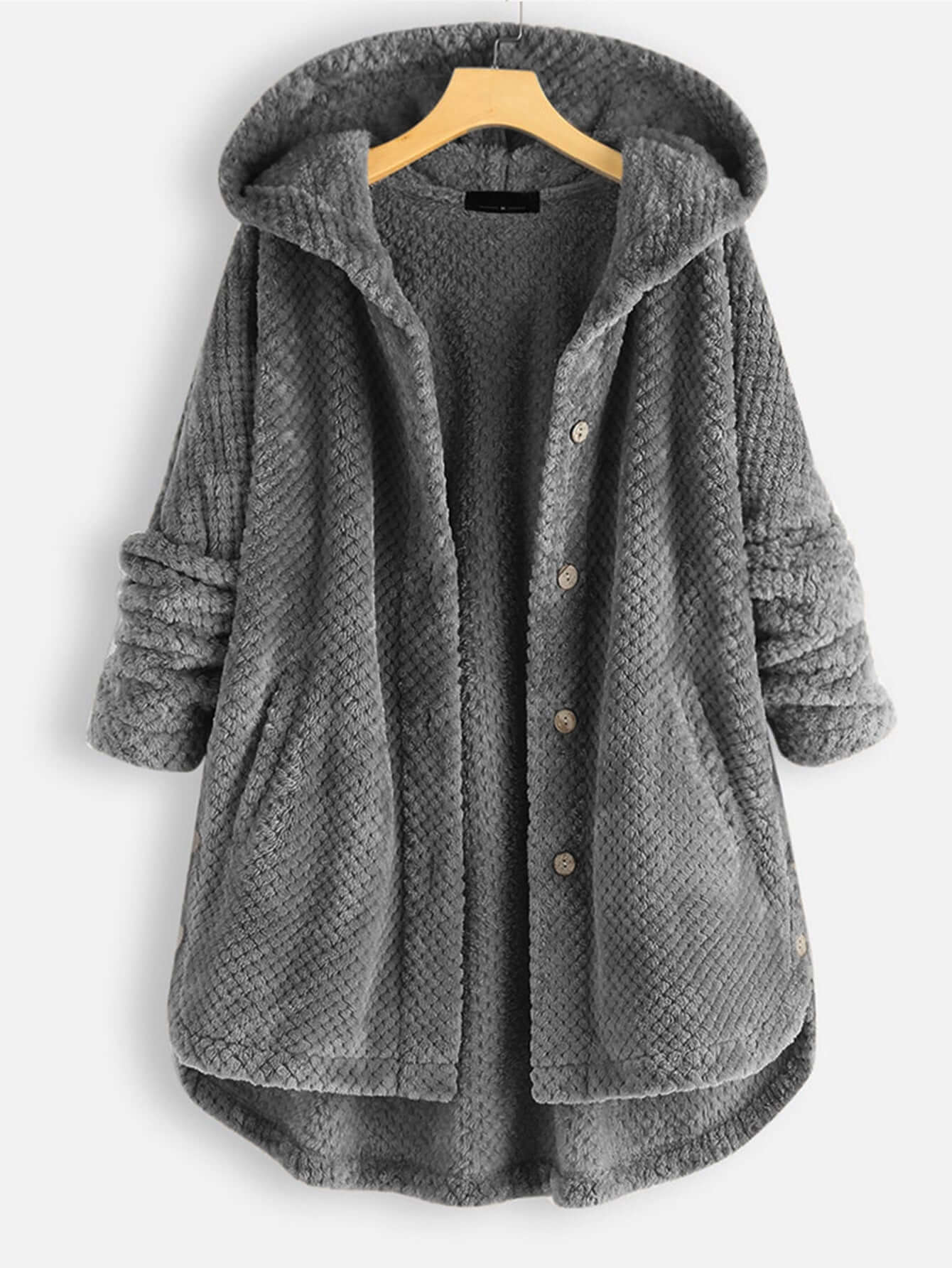 Gail Jas | Winter Zachte Fleece Jas met Capuchon