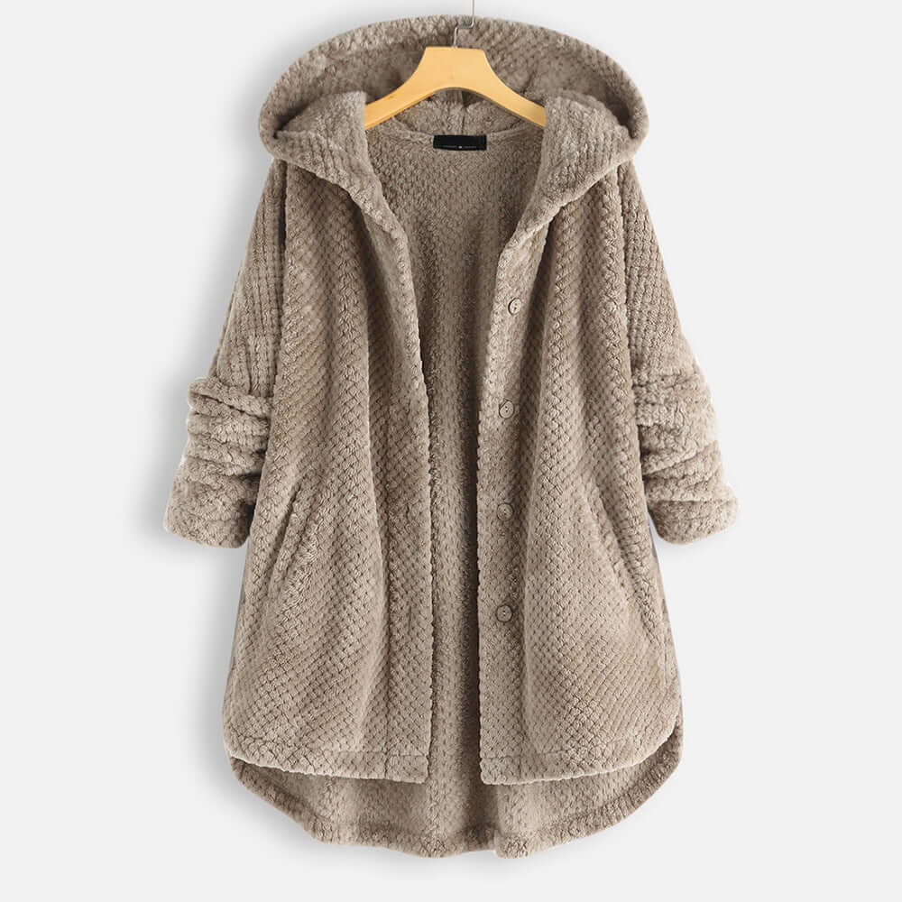 Gail Jas | Winter Zachte Fleece Jas met Capuchon