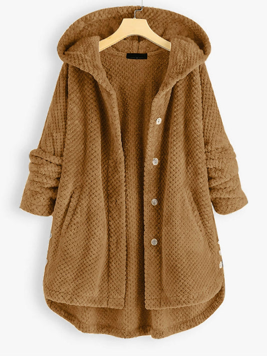 Gail Jas | Winter Zachte Fleece Jas met Capuchon