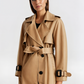 Waverly Jas | Dames Herfst Klassieke Double-Breasted Trenchcoat