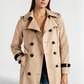 Wayna Jas | Dames Herfst Premium Double-Breasted Trenchcoat
