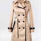 Wayna Jas | Dames Herfst Premium Double-Breasted Trenchcoat