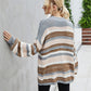 Udoka Jumper | Dames Herfst Losse Lange Gestreepte Gebreide Jumper