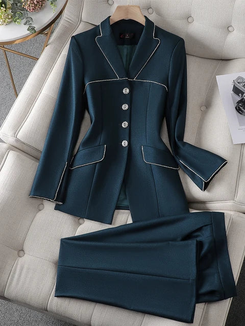Ornela Set | Dames Tweedelig Set met Suit en Broek