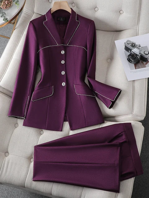 Ornela Set | Dames Tweedelig Set met Suit en Broek