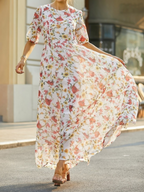 Dames Romantische Maxi Jurk